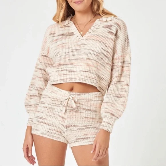 L*Space Layla Sweater Knit Shorts New - Picture 1 of 8